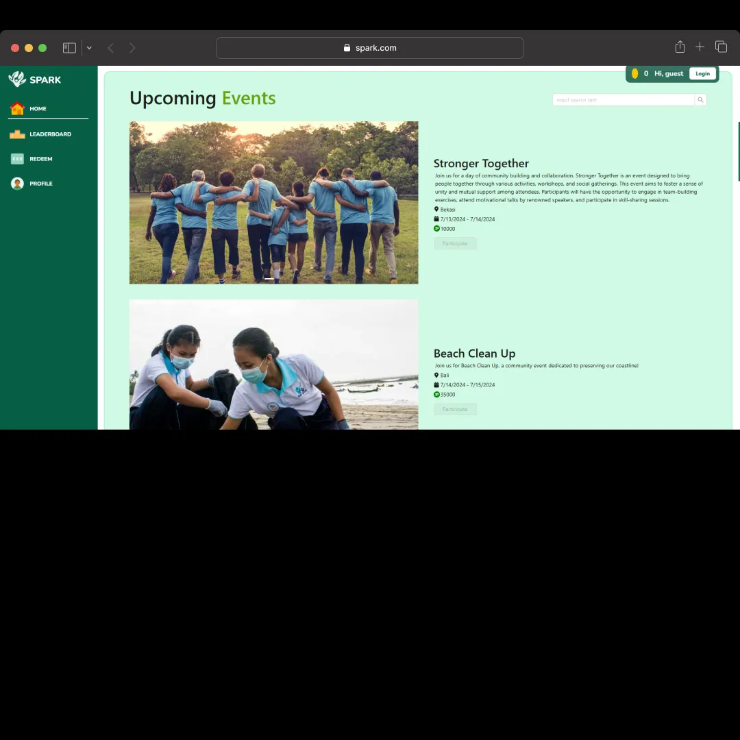 Volunteer Page