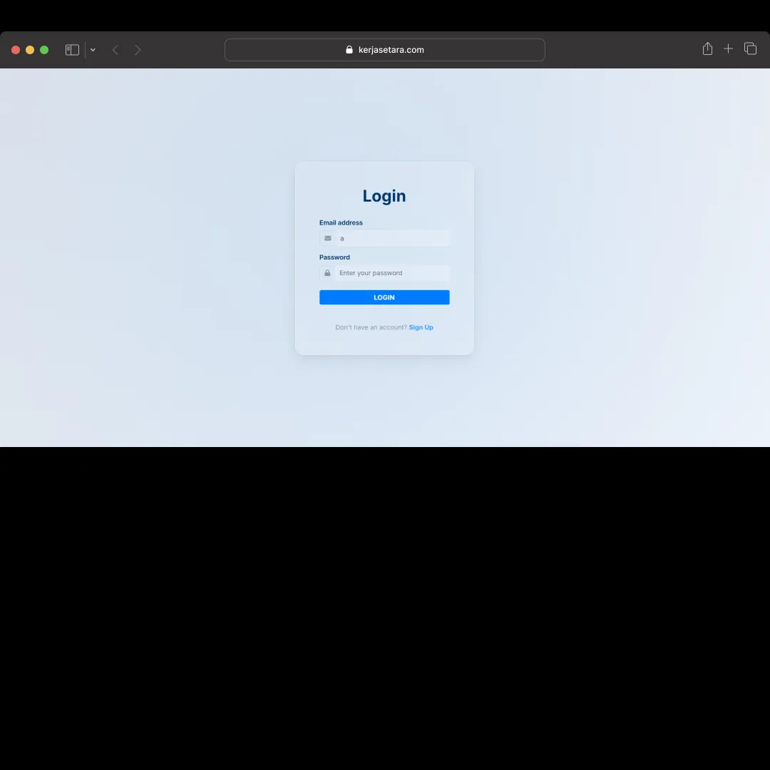 Login Page