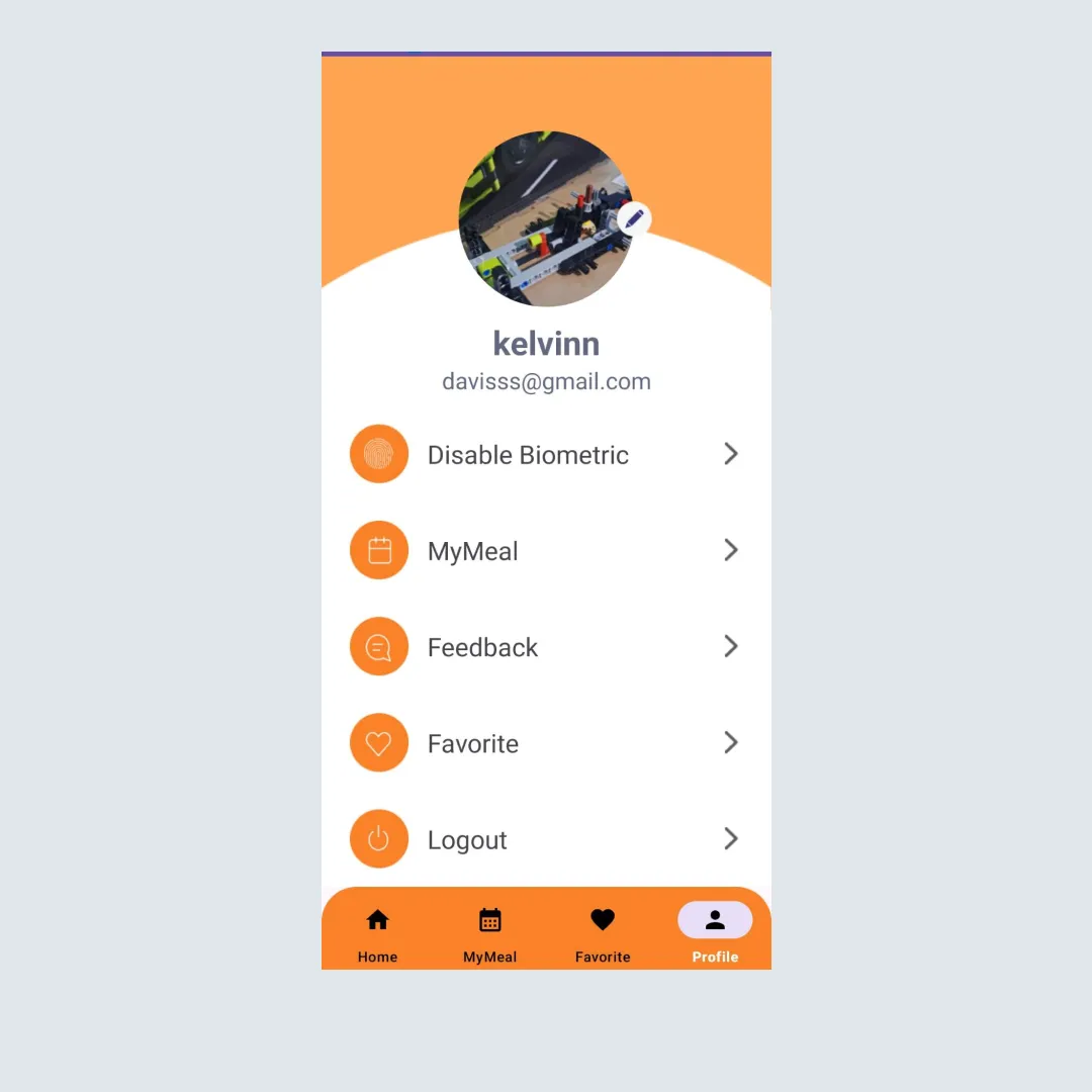 Profile page