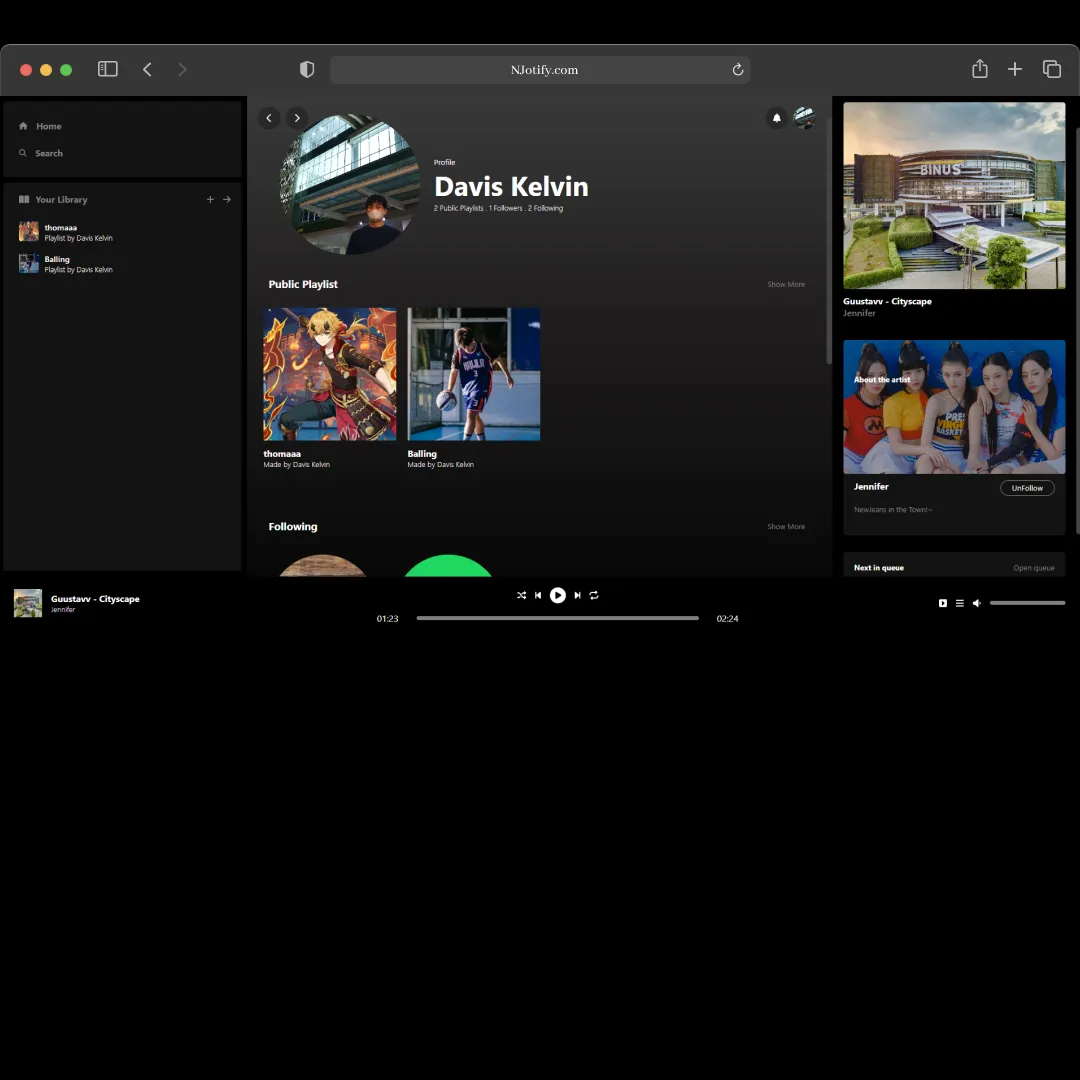 Profile Page