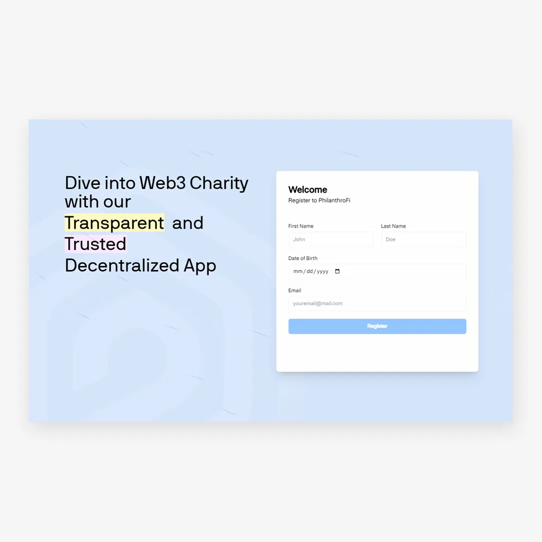 Register Page