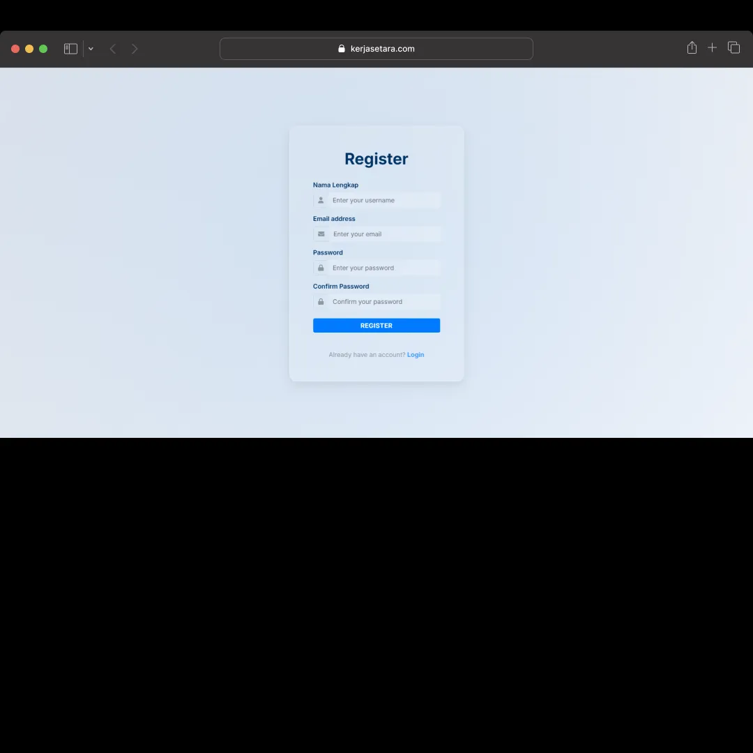 Register Page